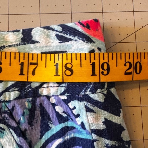 Lilly Pulitzer‎ SZ 16 Nicki Skort Shorts Deep Indigo Gypsea Girl pink blue - Picture 9 of 13